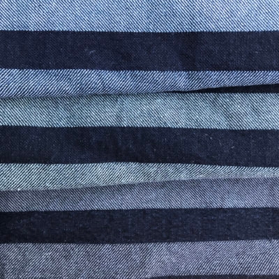 Bold Indigo Weaver’s Blanket Stripe