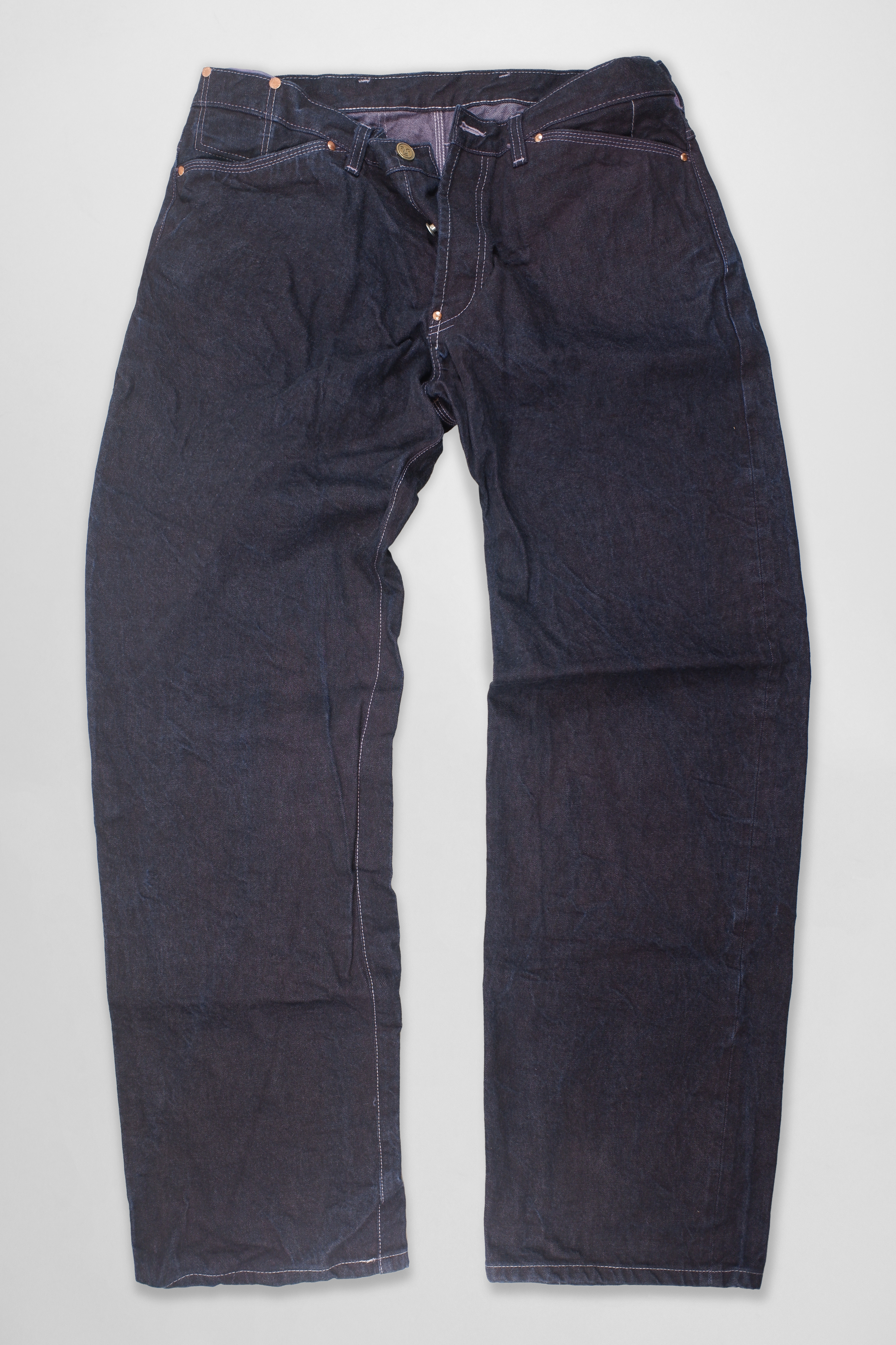 TENDER Co. 136 OXFORD DENIM UNBORN サイズ2 136-PURPLE-LOGWOOD-FRONT.jpg