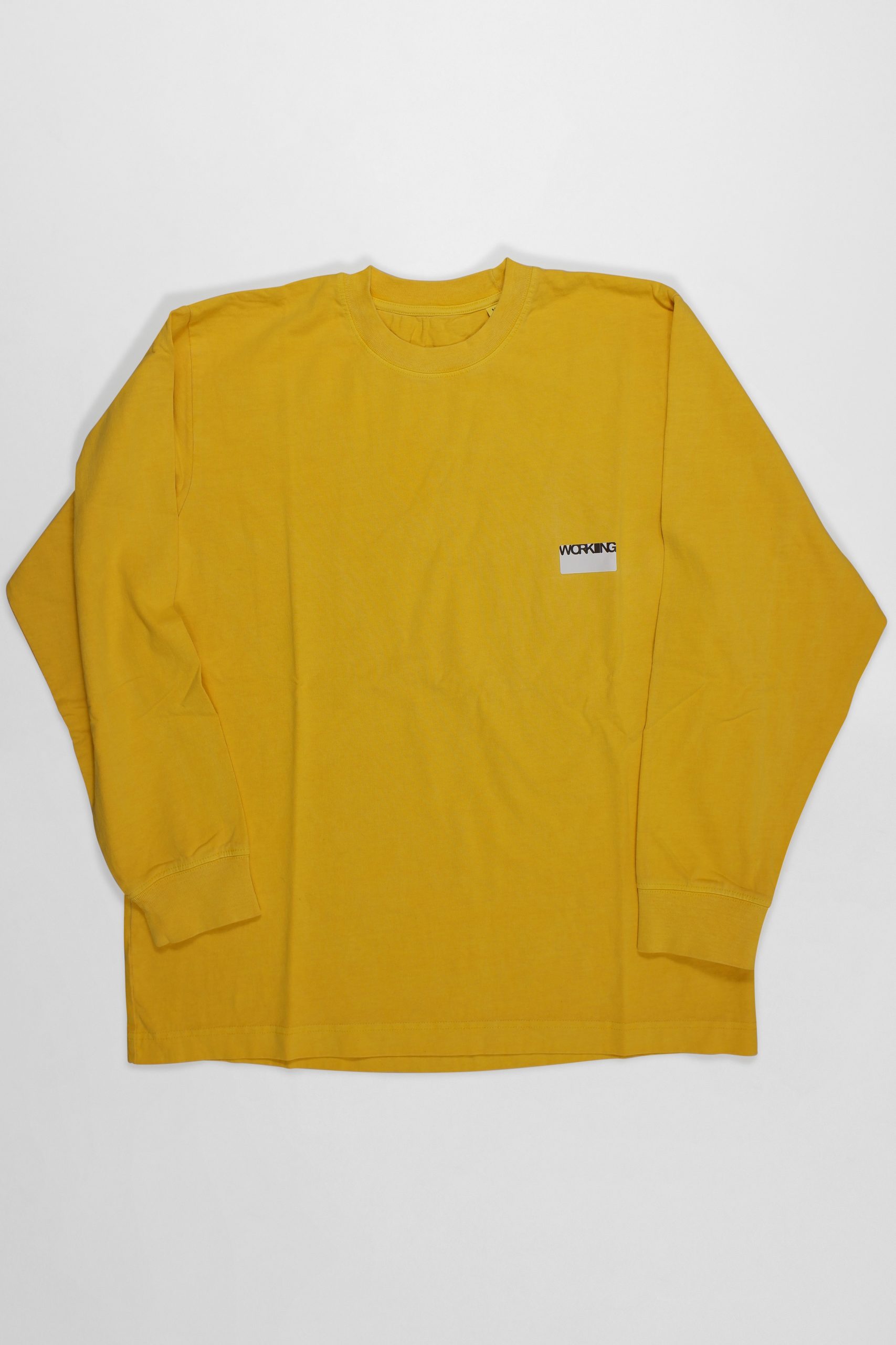 Working Long Sleeve Sticker Tshirt