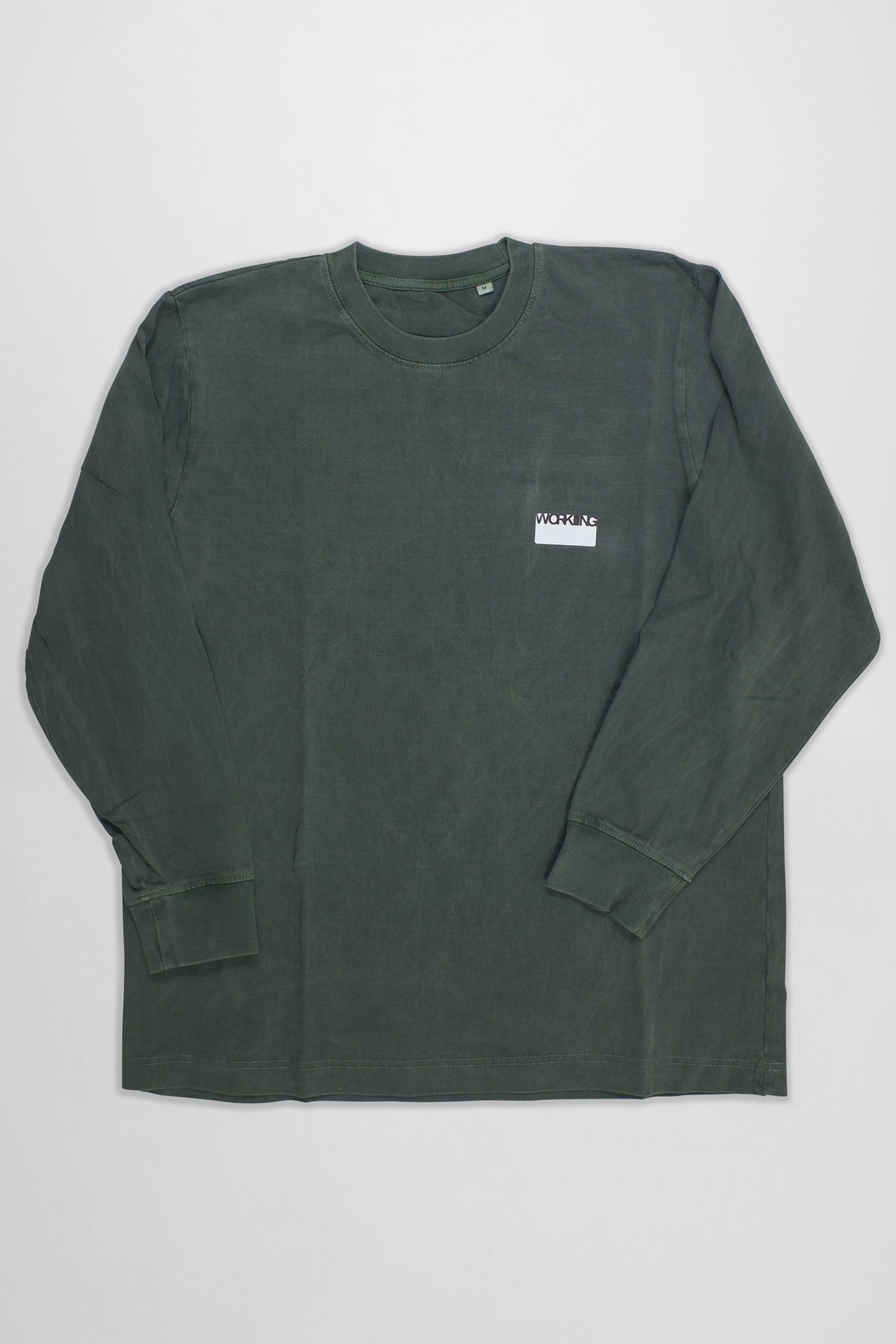 Working Long Sleeve Sticker Tshirt