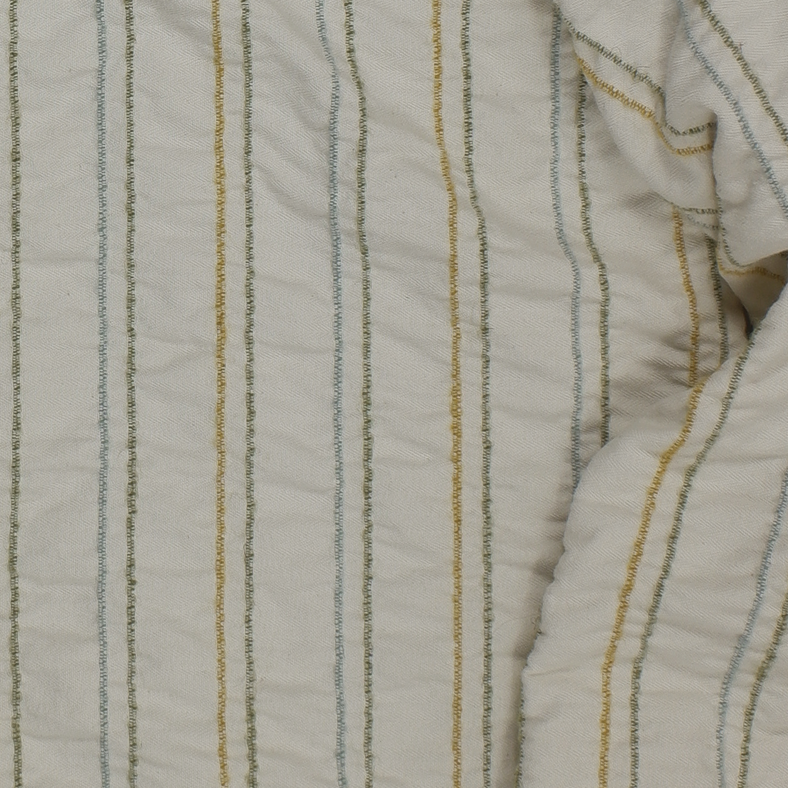 Wool Stripe Cotton Tattersall